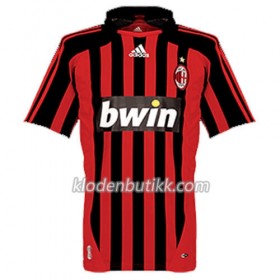 AC Milan Retro Hjemme Fotballdrakt 2007-2008 Kortermet